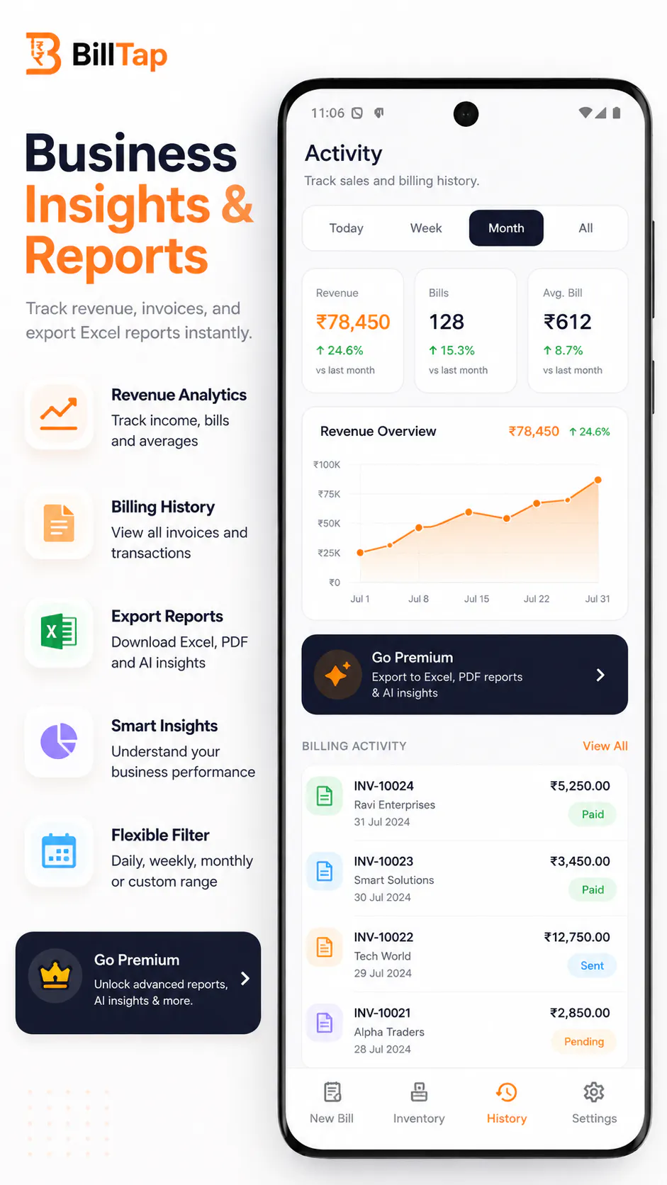 Bill Tap: VAT Invoice & Billing gallery image