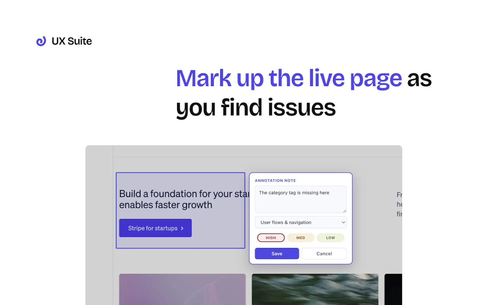 UX Suite screenshot 3