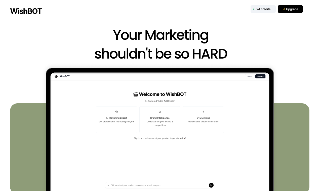 WishBOT - Screenshot 4 showing product features and functionality