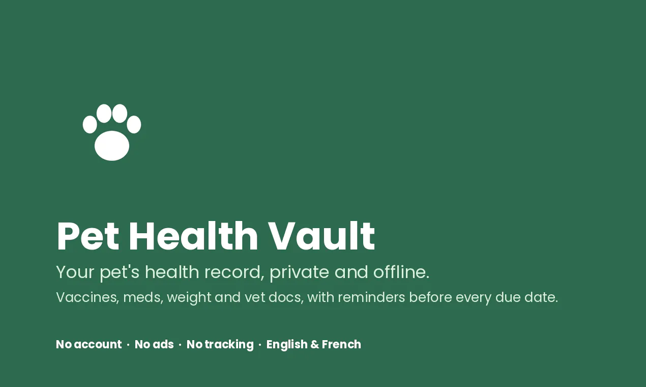 Pet Health Vault gallery image