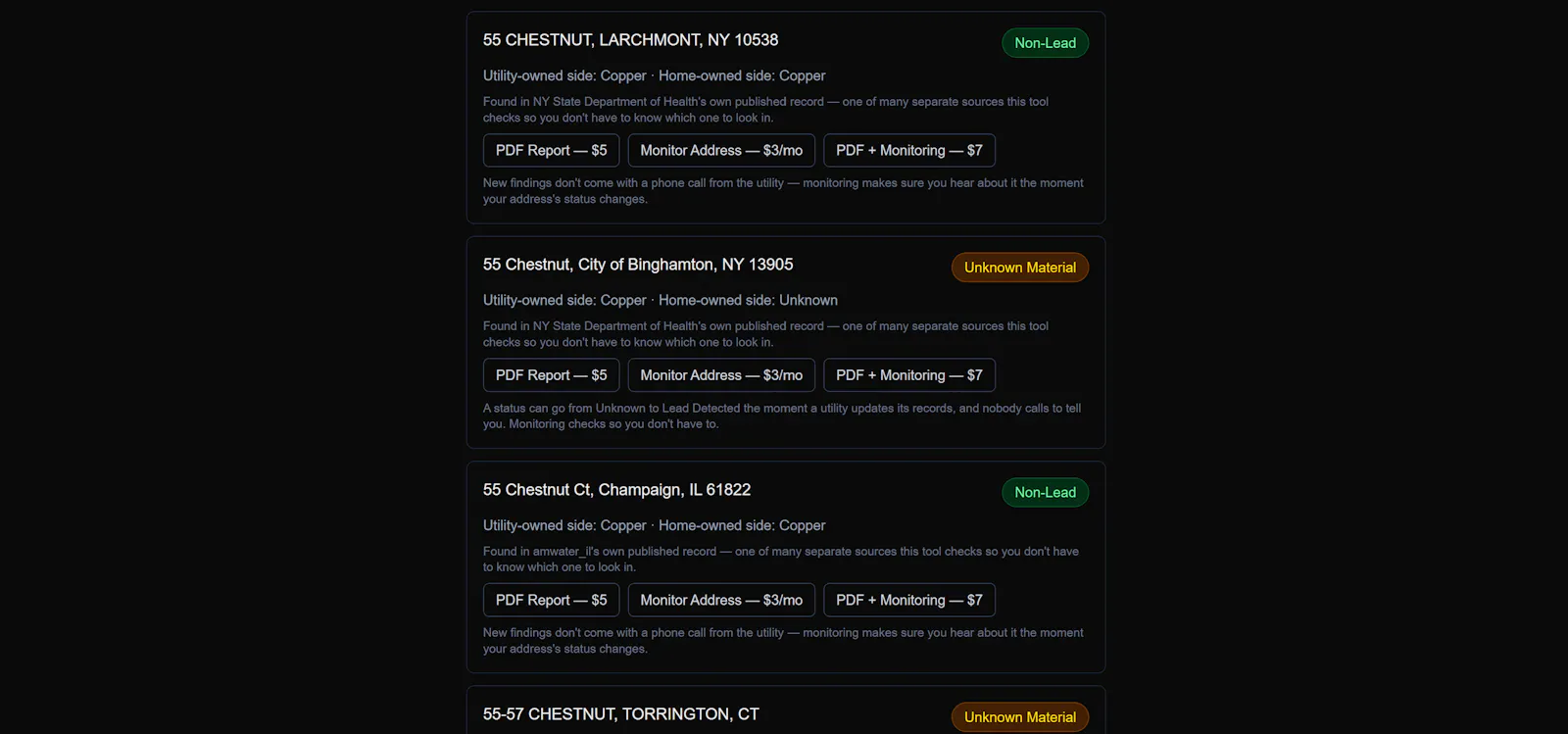 Lead Pipe Check screenshot 2