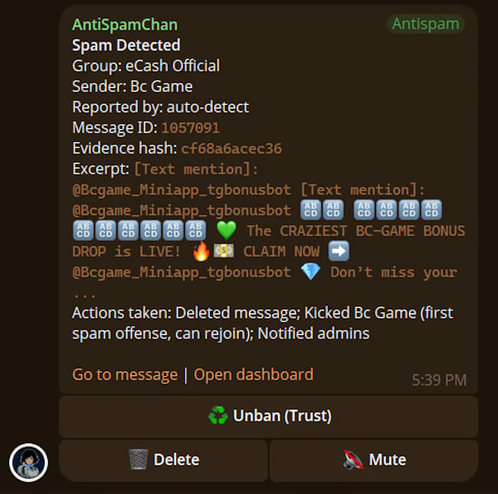 Anti-Spam Chan screenshot 2