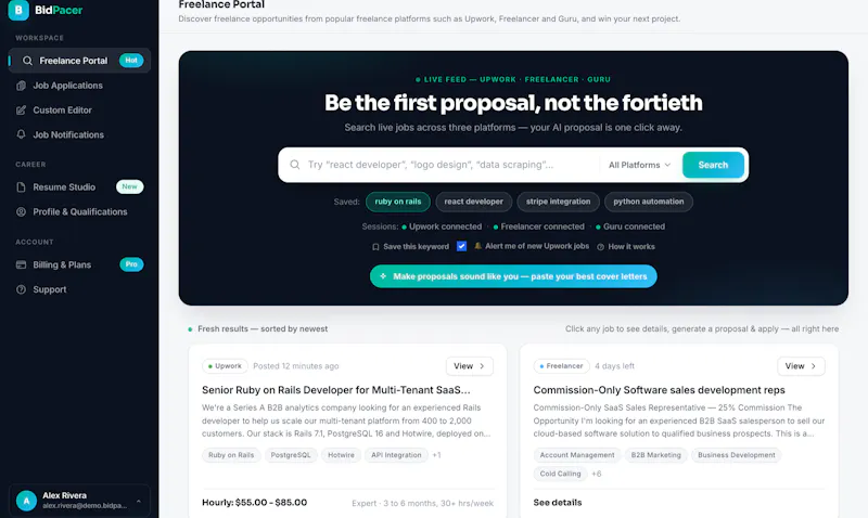 BidPacer 2.0 screenshot 1