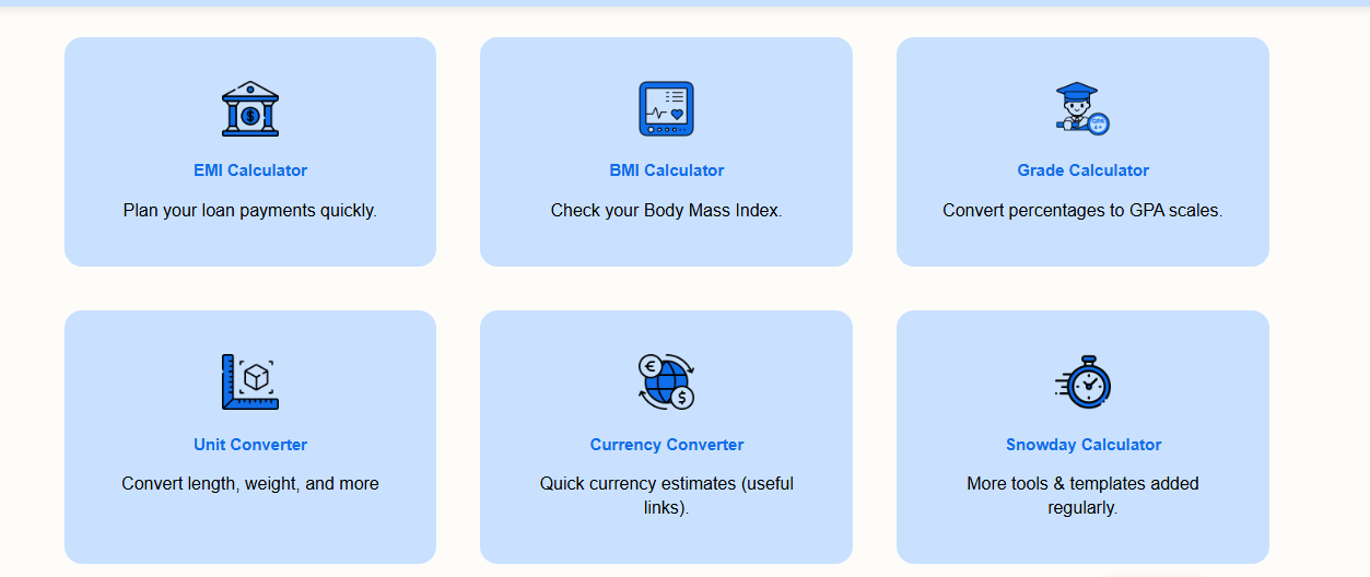 Smart Calculator Tool - Main product screenshot demonstrating key features and user interface