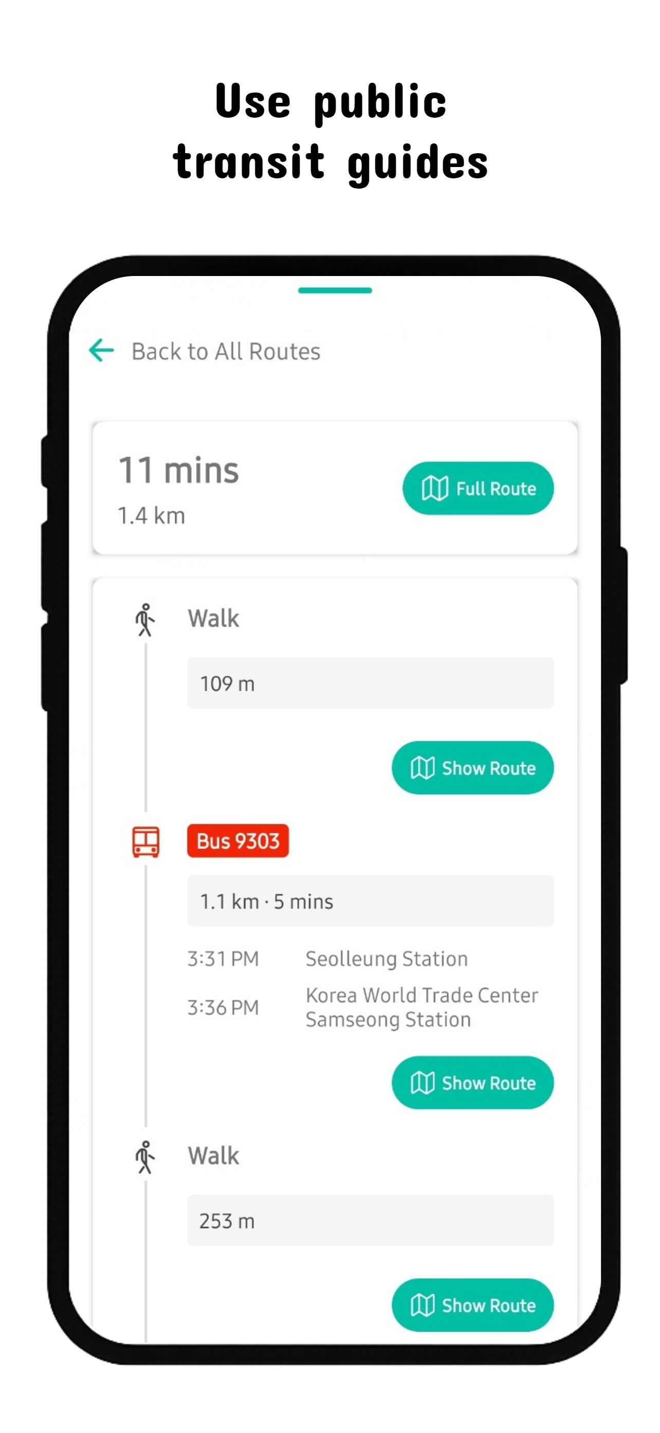 WayKo - Korean map which provides accurate walking routes media 6