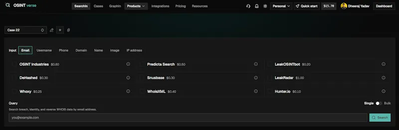 SearchIn screenshot 2