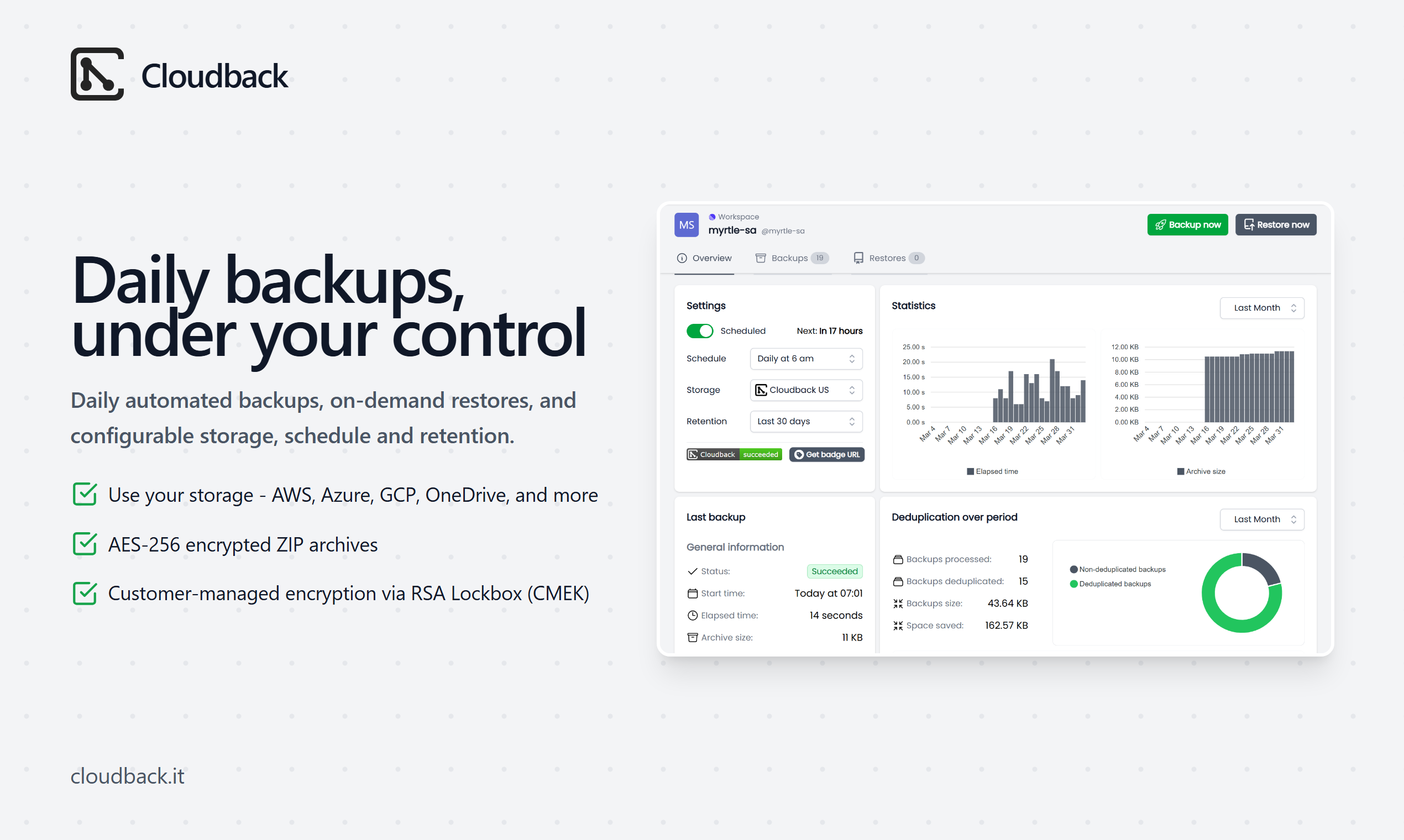 Cloudback for Linear gallery image