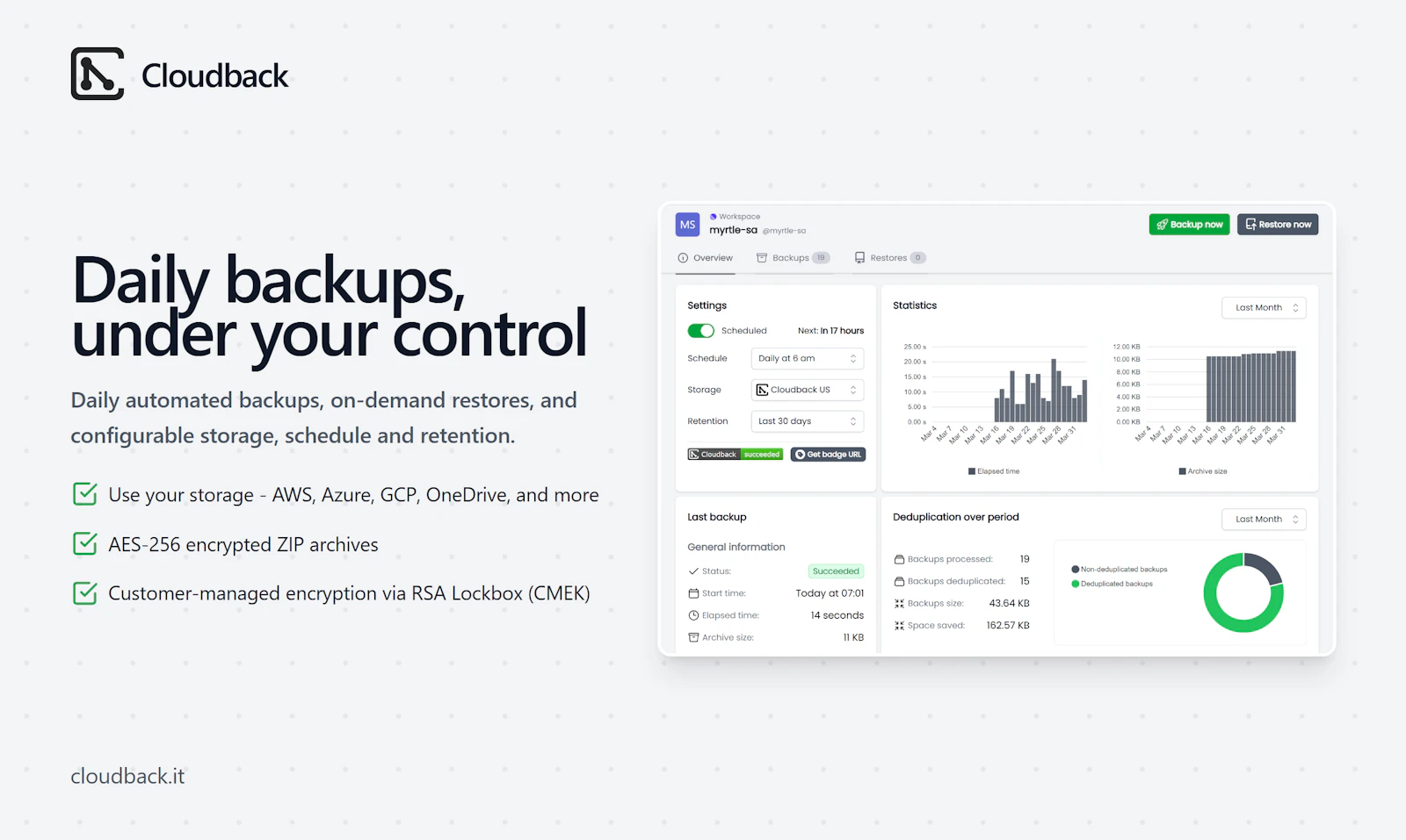 Cloudback for Linear screenshot 2
