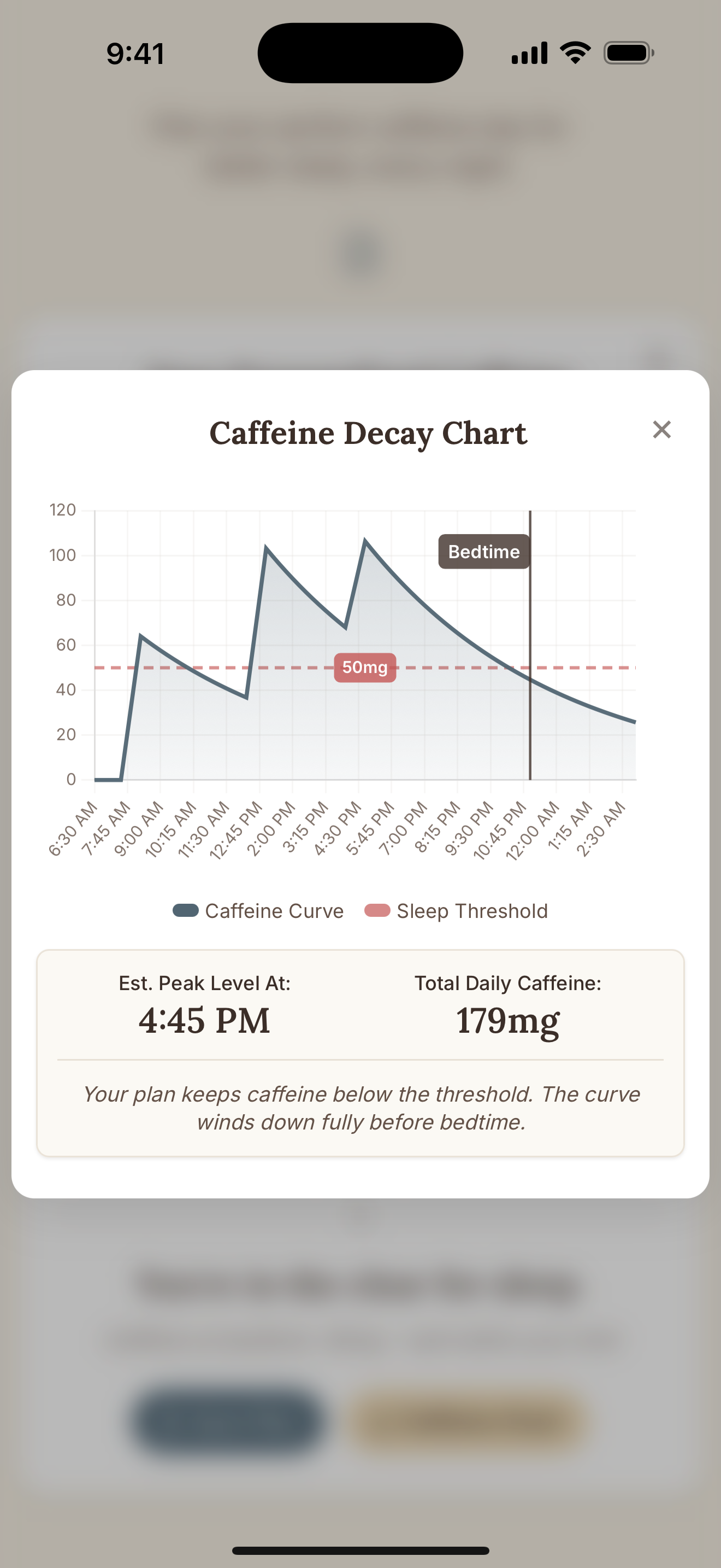 Láspica - Calculadora de corte de cafeína personalizada para dormir mejor media 6