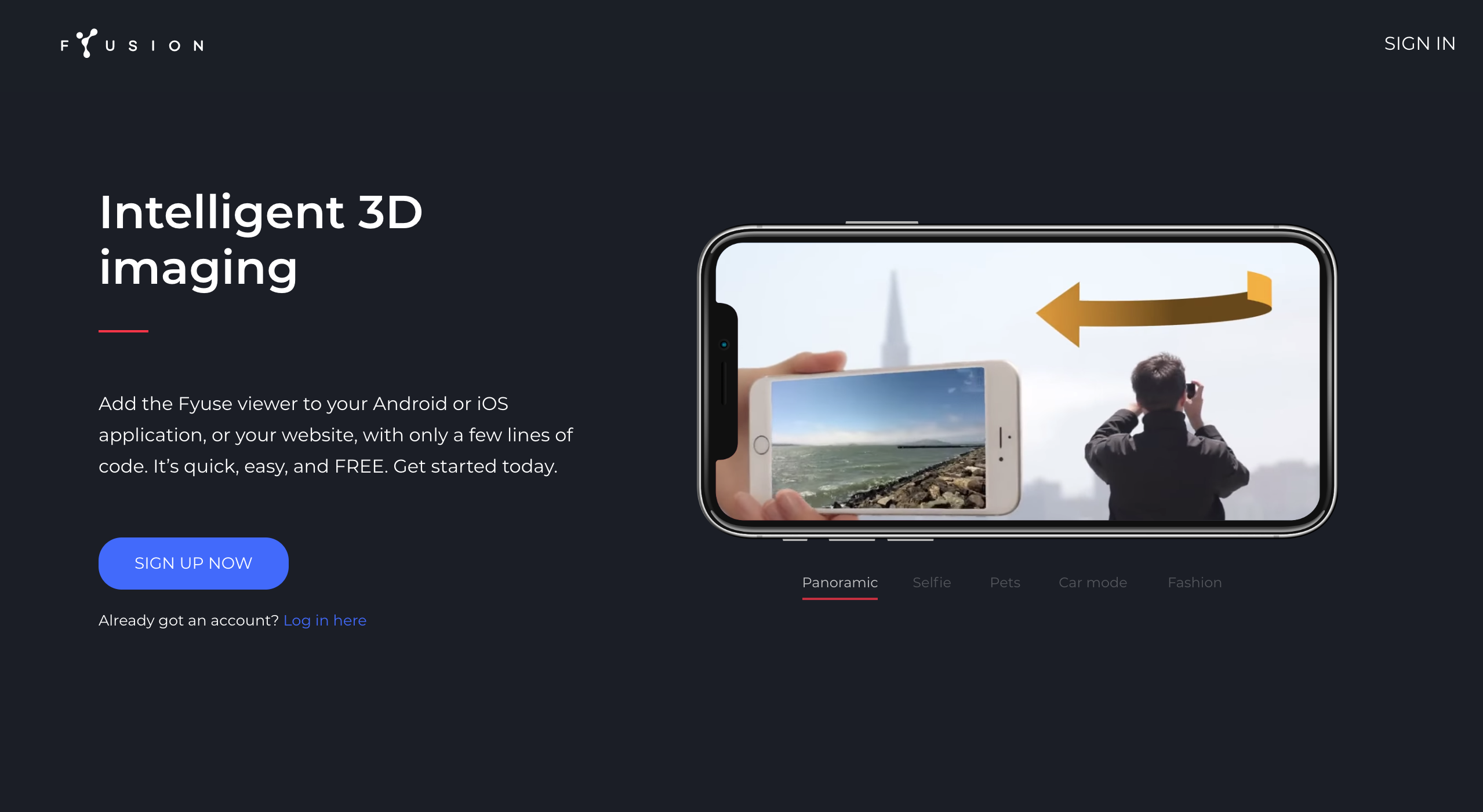 Fyusion SDK gallery image