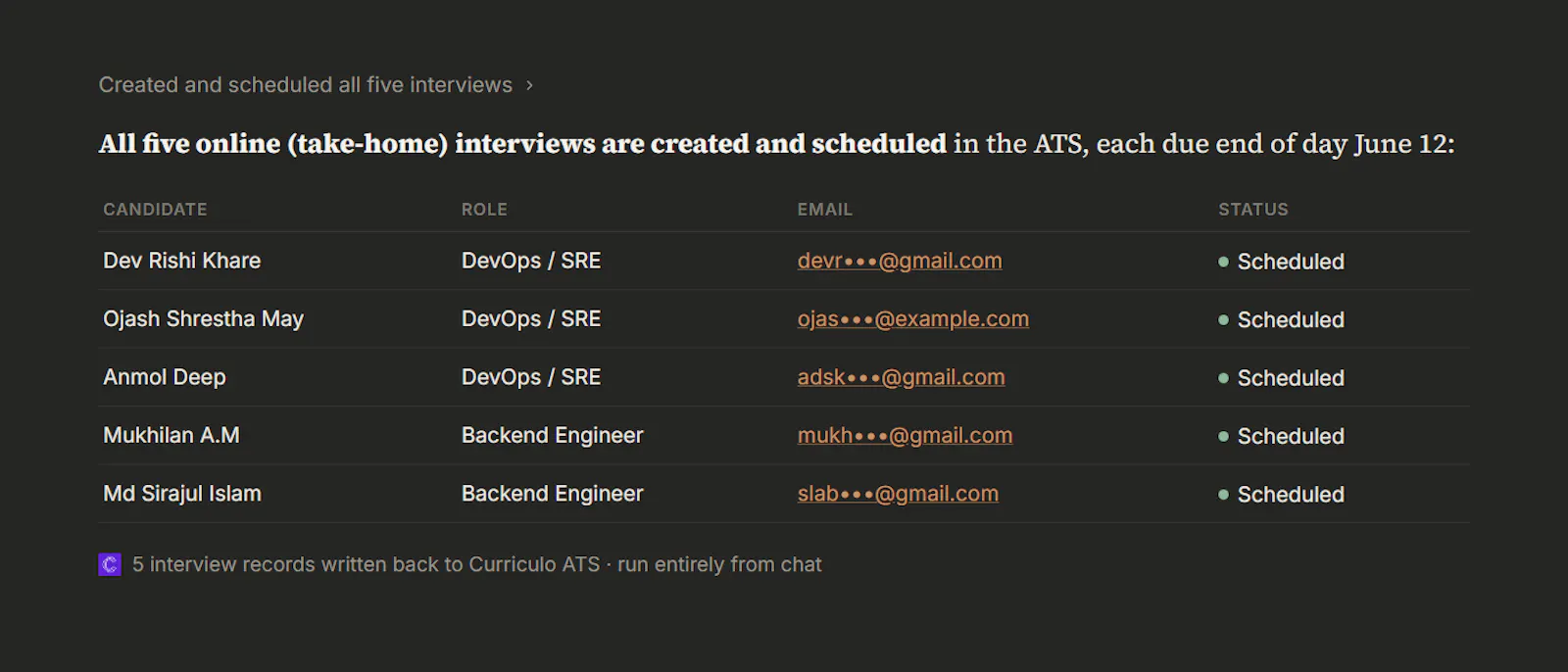 Curriculo ATS MCP screenshot 7