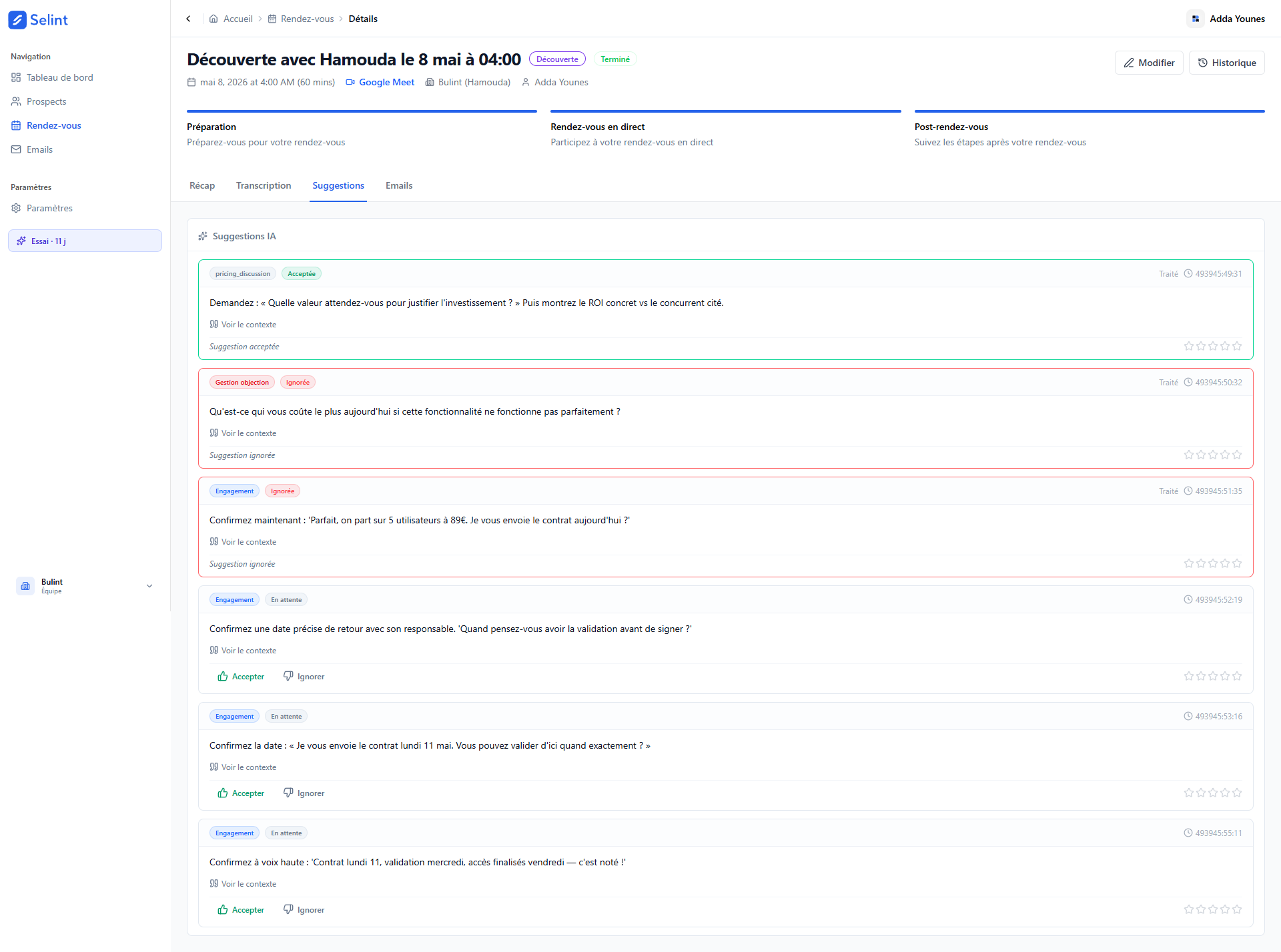 Selint - AI Co-Pilot for Sales Meetings gallery image
