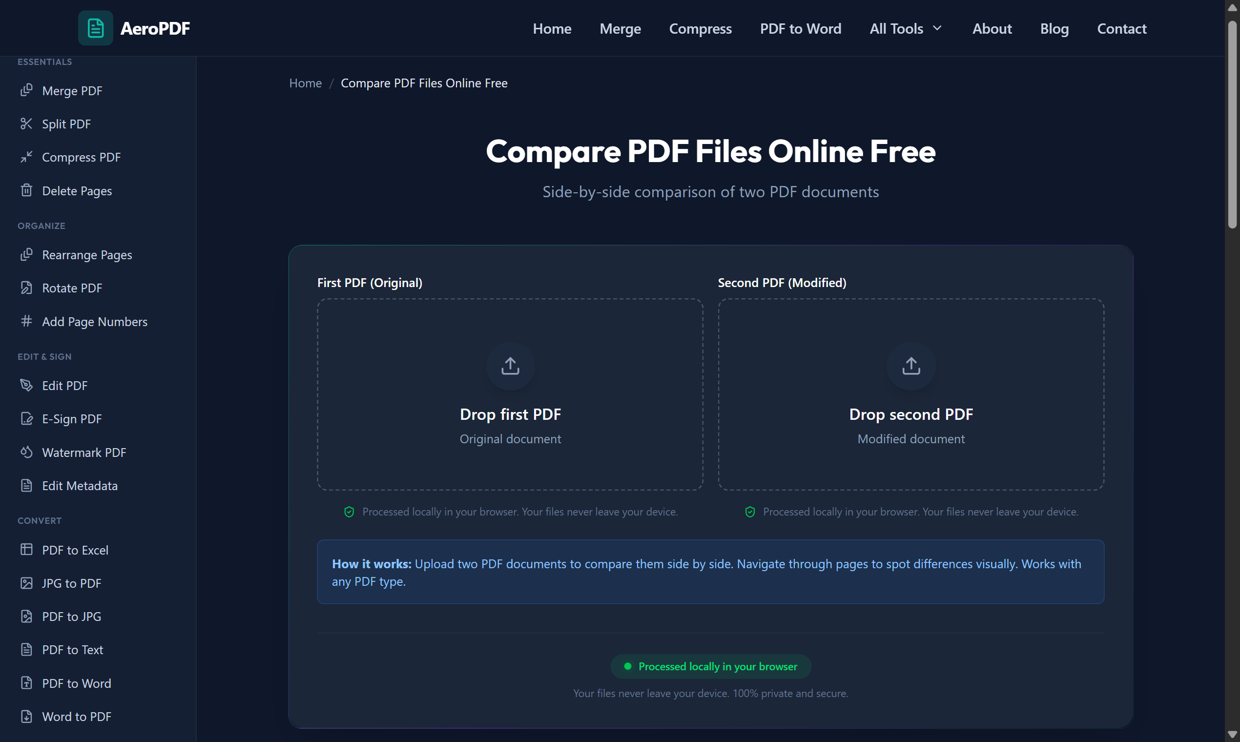 AeroPDF - Screenshot 5 showing product features and functionality