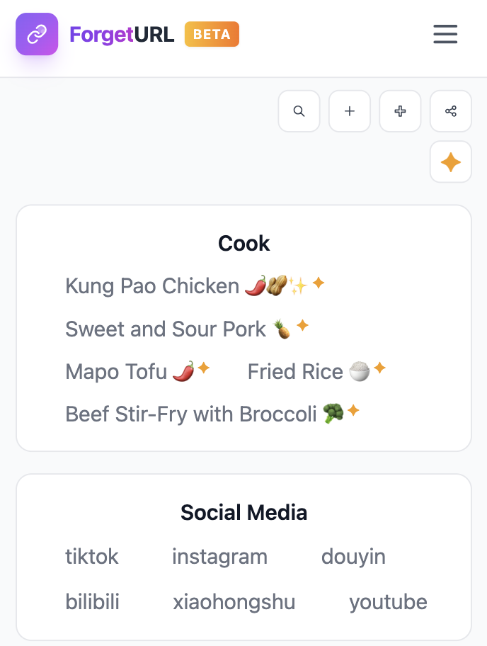 ForgetURL - Screenshot 3 showing product features and functionality