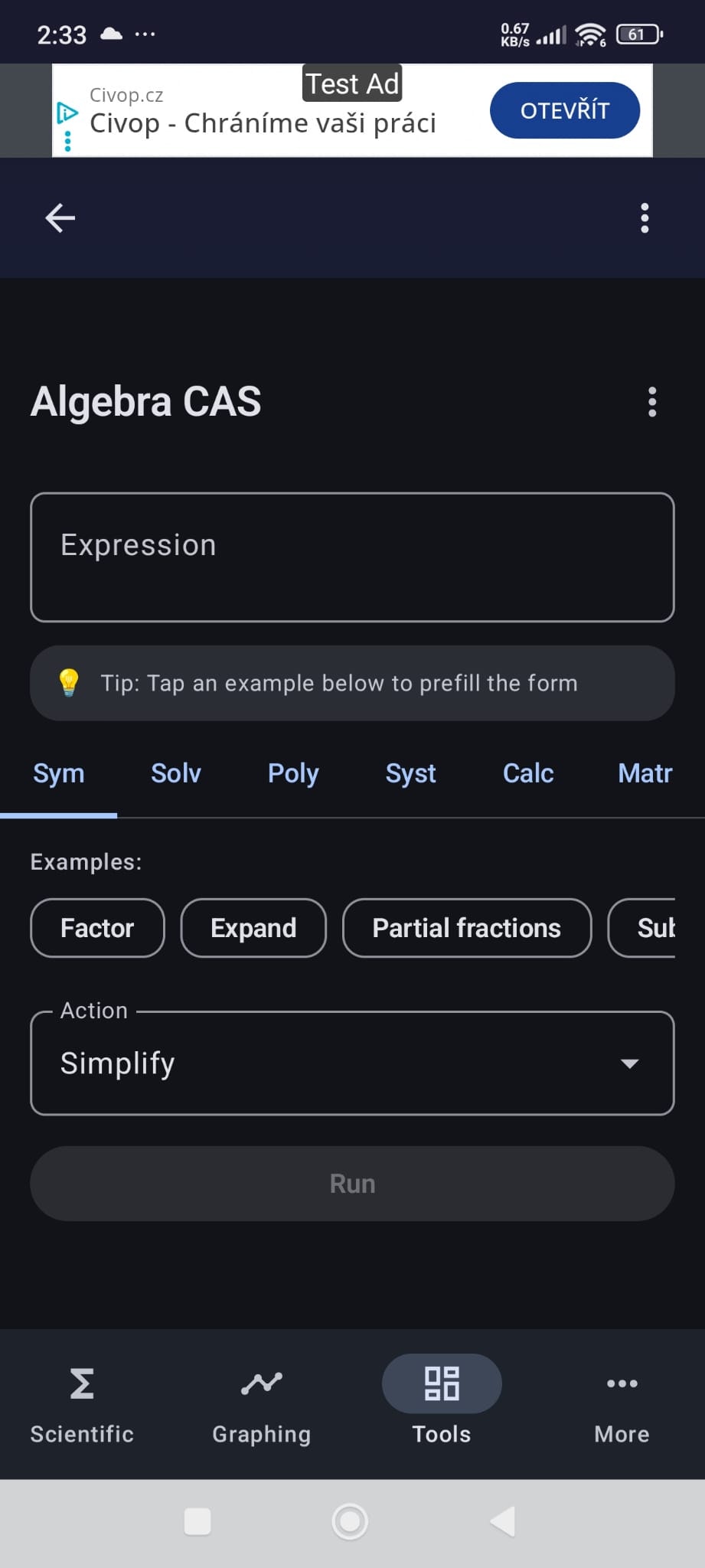 Aurora Calculator – 991-Style - Screenshot 4 showing product features and functionality