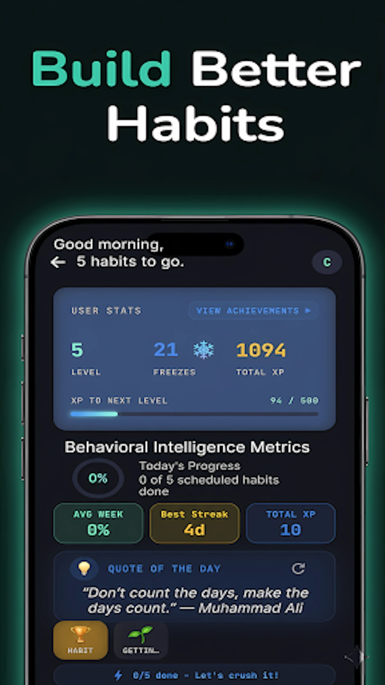 HabitAI: Daily Habit Tracker screenshot 2