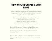 How to Get Started with DeFi media 1