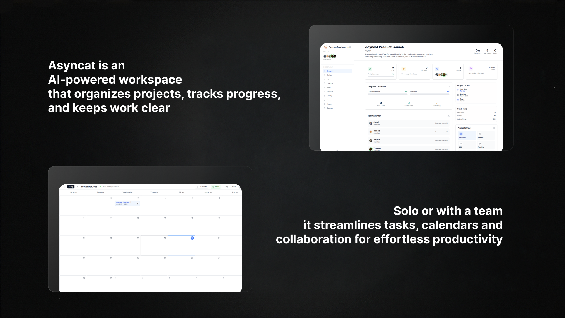 Média Asyncat - Votre espace de travail modulaire AI 5