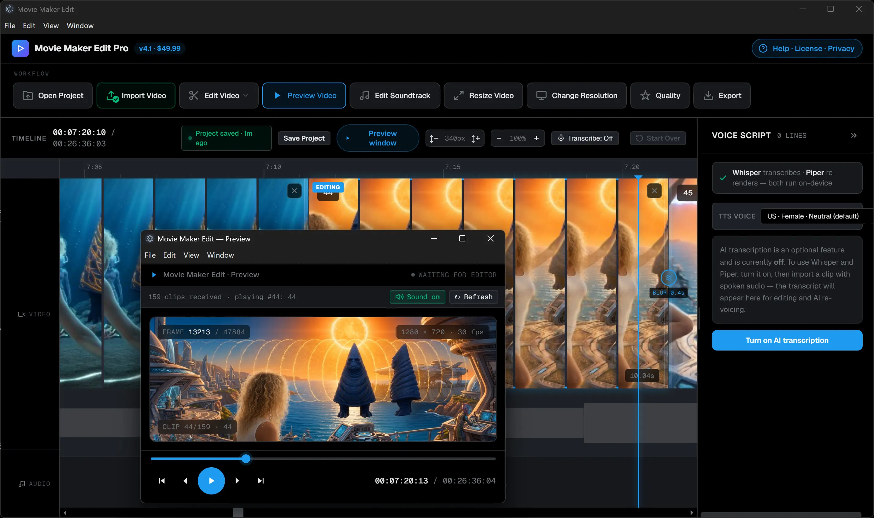 Movie Maker Edit Pro 4.1 Desktop Edition gallery image