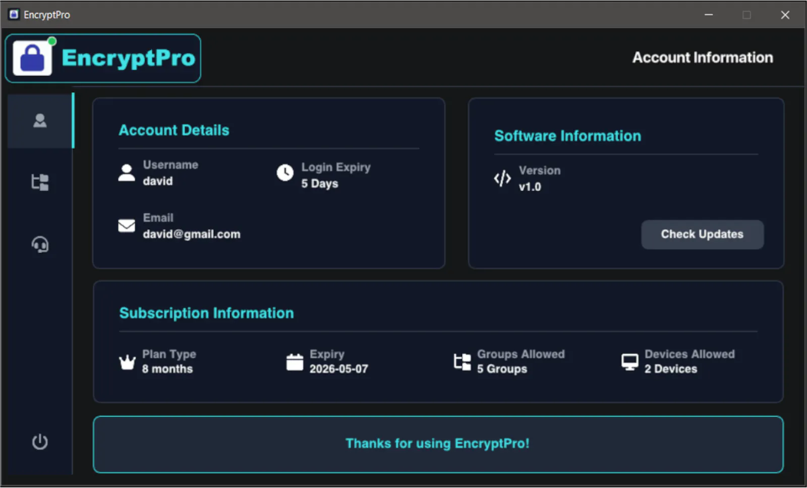 EncryptPro screenshot 1