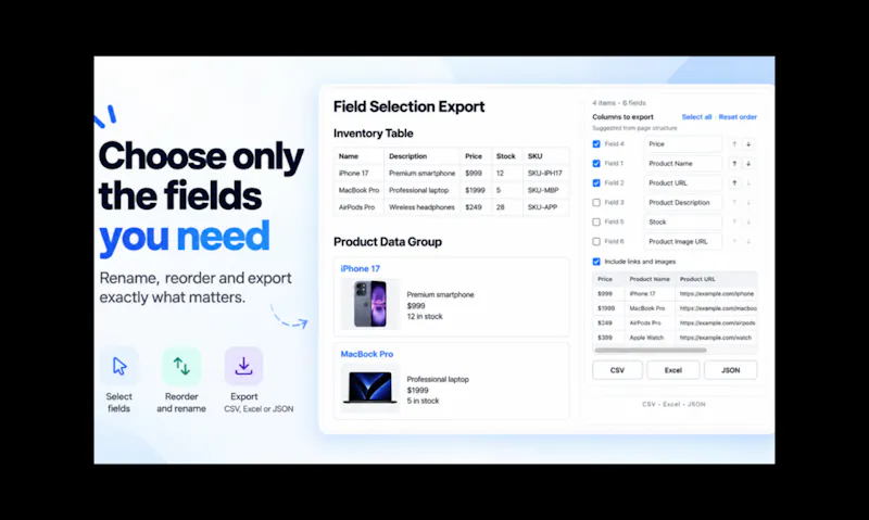 Universal Data Extractor screenshot 1