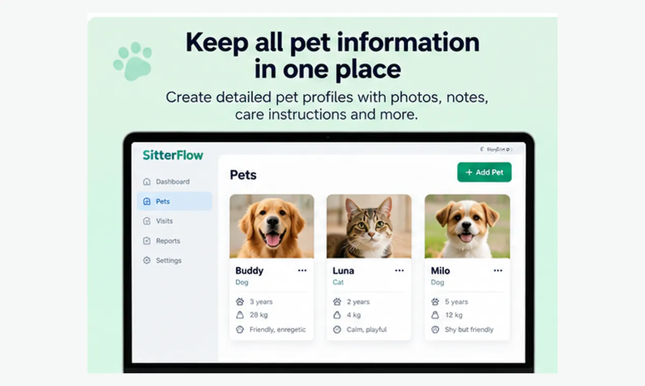 SitterFlow gallery image
