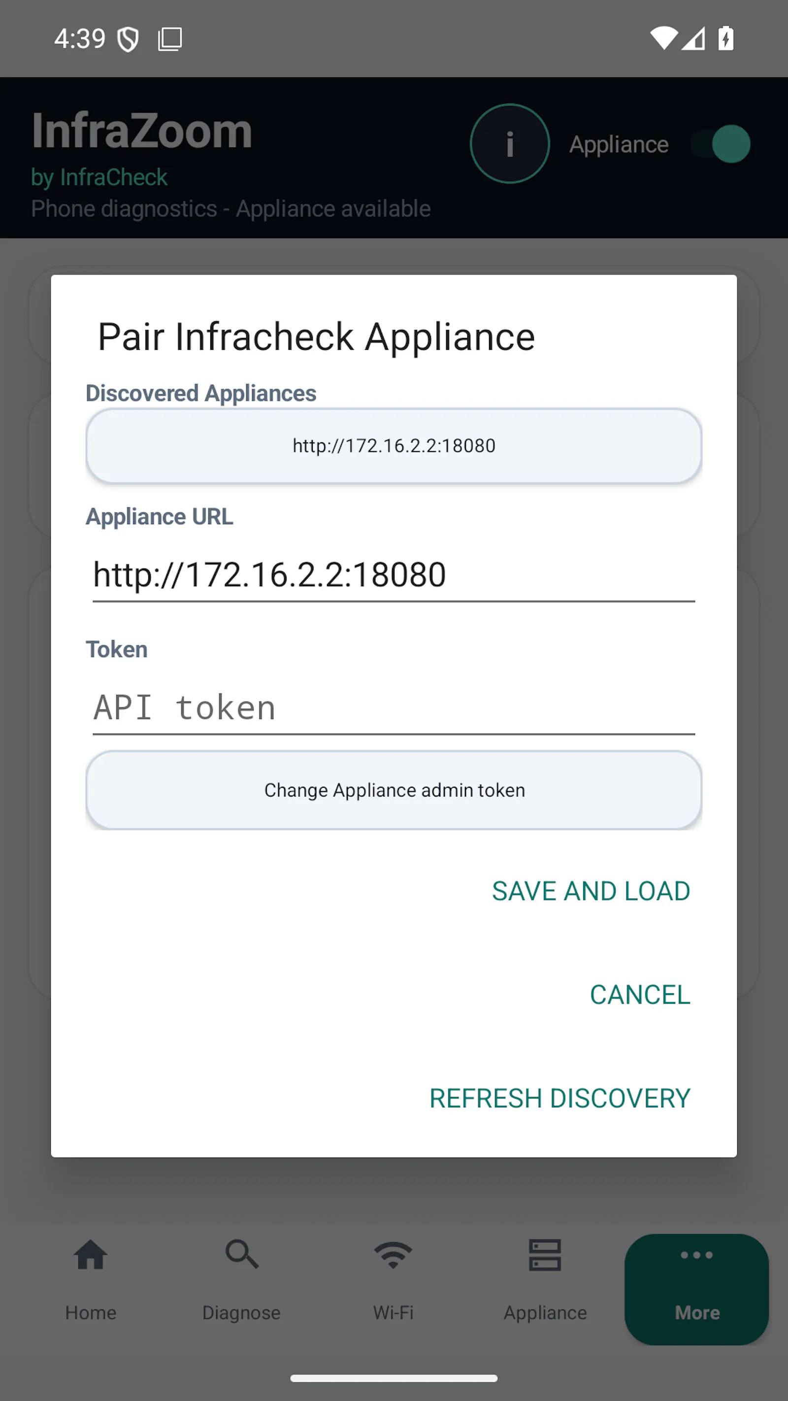 Infracheck screenshot 2