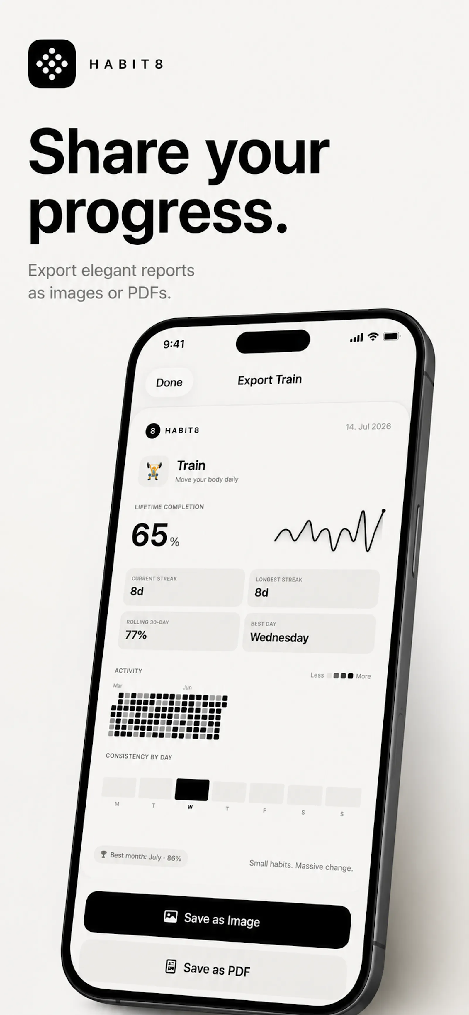 Habit8 screenshot 4