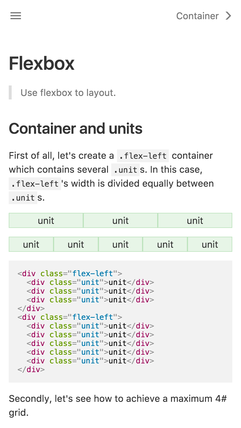 Mobi.css v3 gallery image