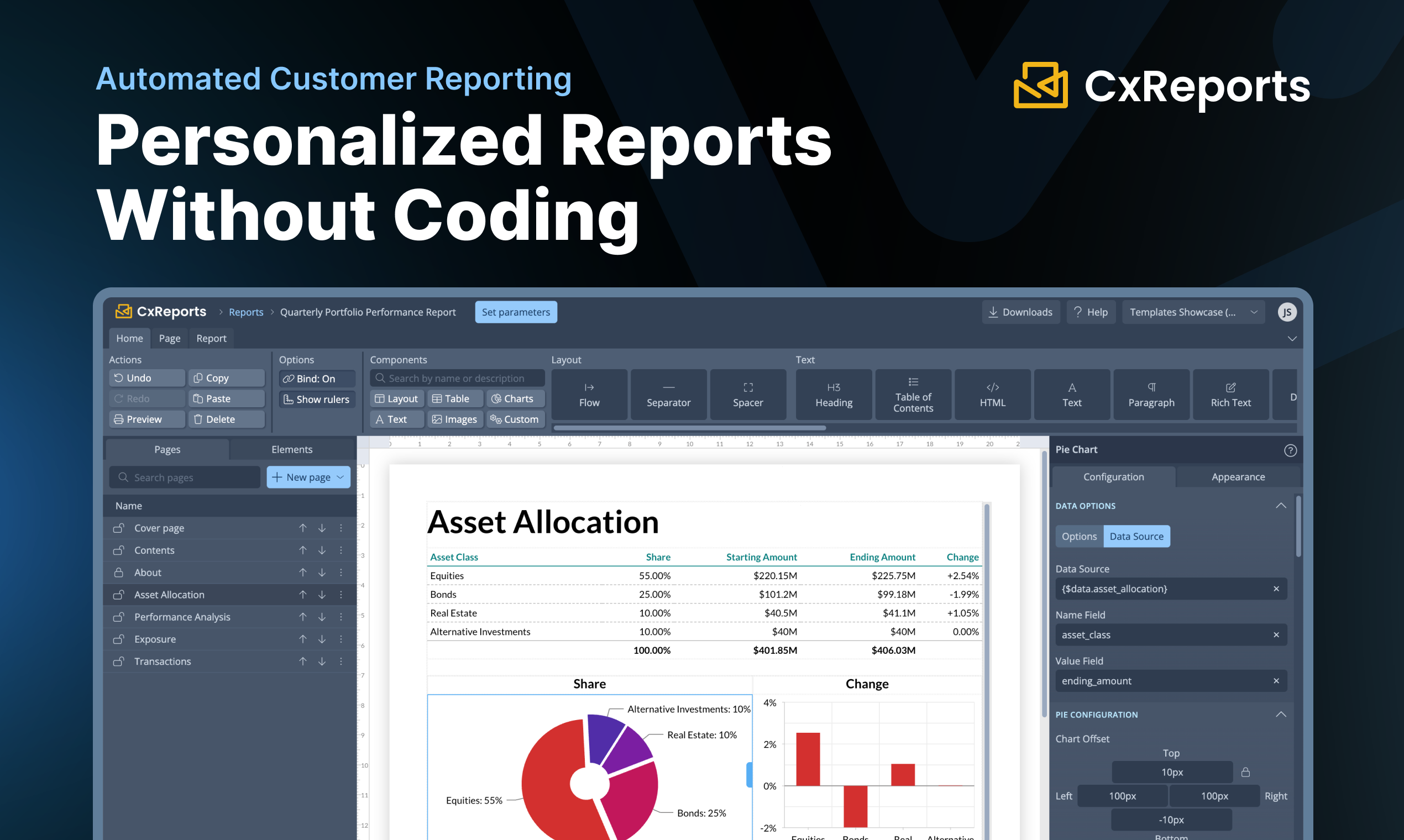 Mídia 2 de CxReports - Relatórios automatizados sem codificação