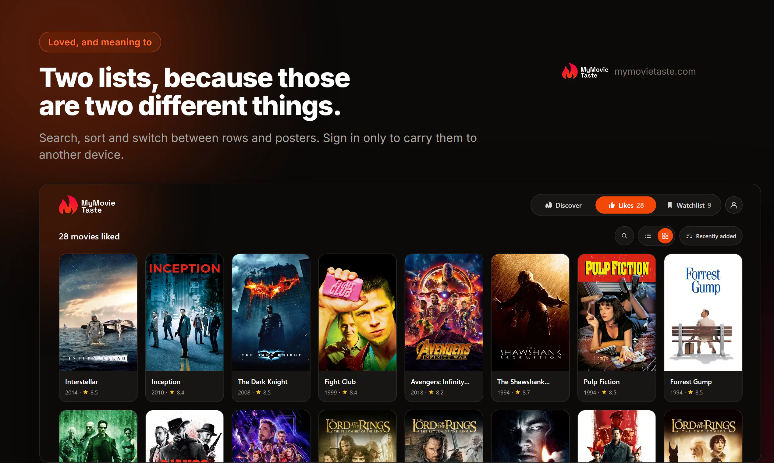 MyMovieTaste gallery image