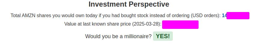 Amazon Order History Analyzer gallery image