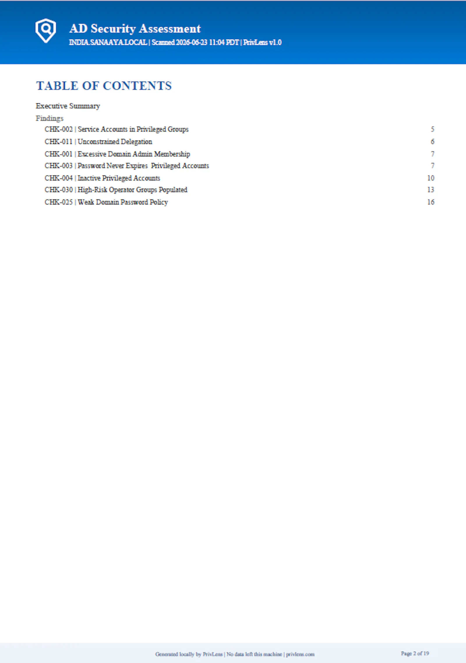 PrivLens screenshot 1
