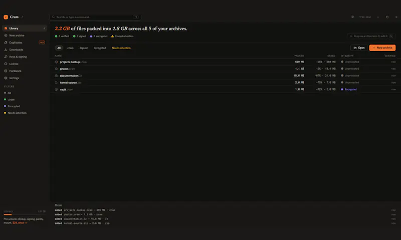 Cram screenshot 4