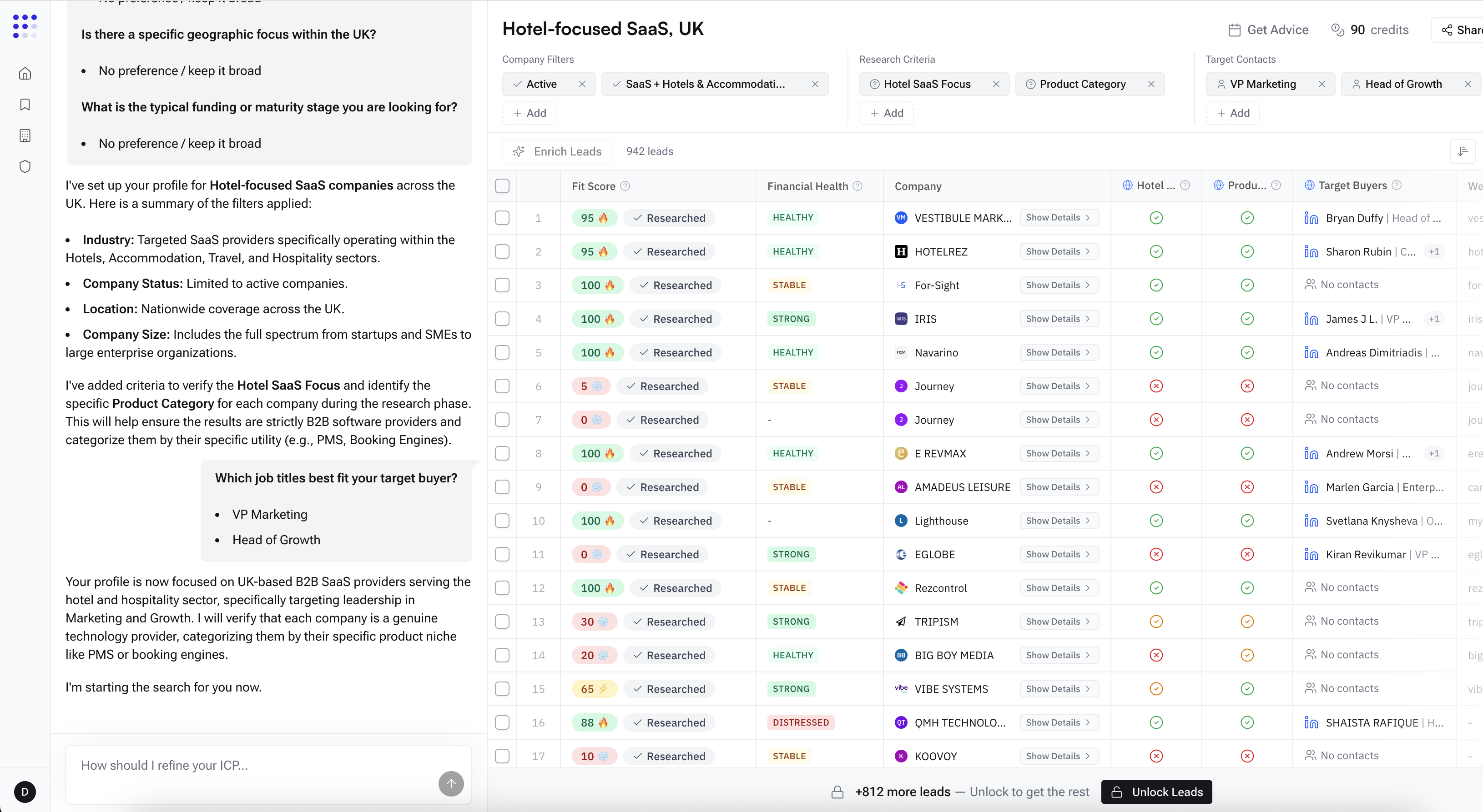 Firmbase: Claude for UK B2B prospecting gallery image