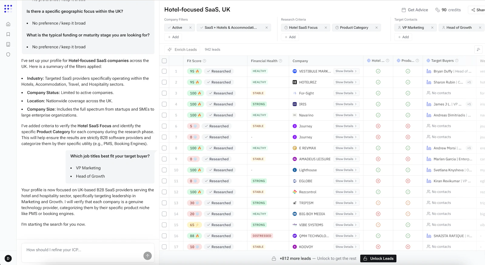 Firmbase: Claude for UK B2B prospecting screenshot 4