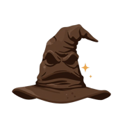 Harry Potter House Quiz - Product Hunt launch logo and brand identity