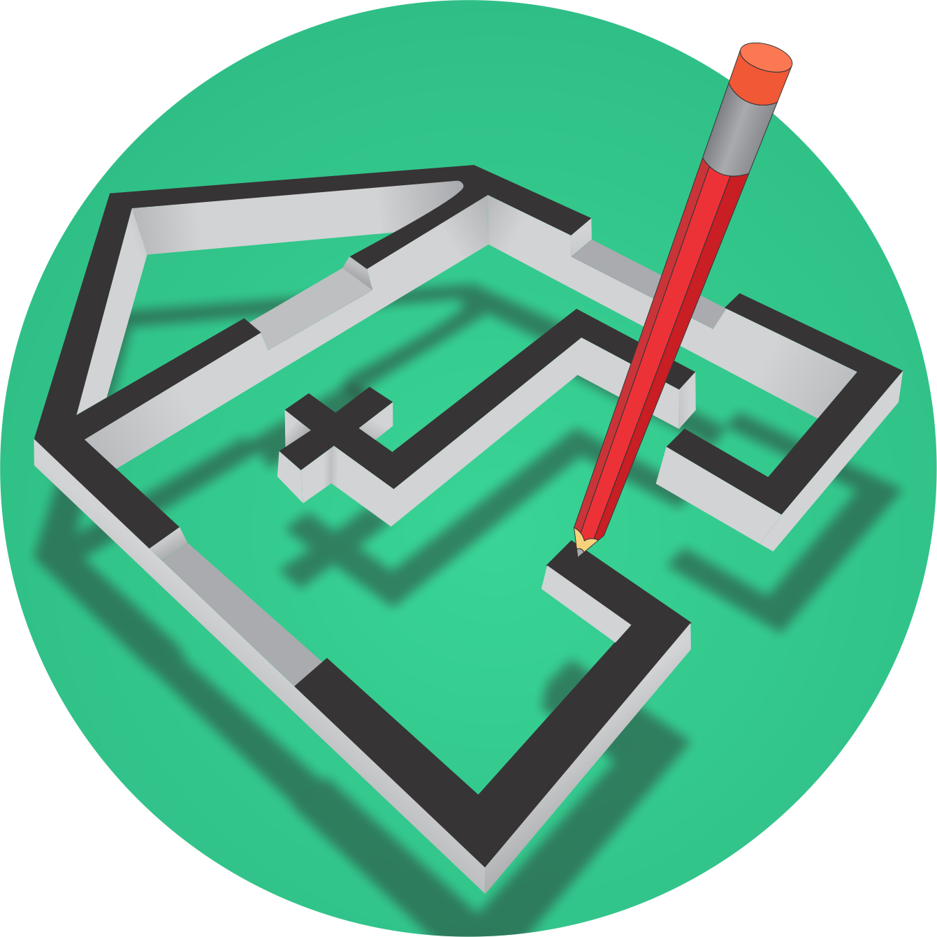 Draw Floor Plan - Product Hunt launch logo and brand identity