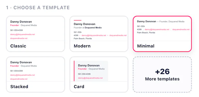 No Cost Email Signature screenshot 2