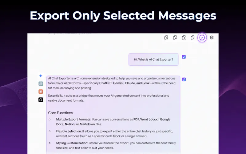 AI Chat Exporter: Save AI Conversations screenshot 3