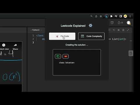 Leetcode Explained Chrome Extension gallery image