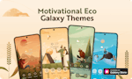 Motivational Eco Galaxy Themes image