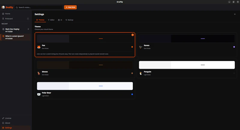 Draftly screenshot 2