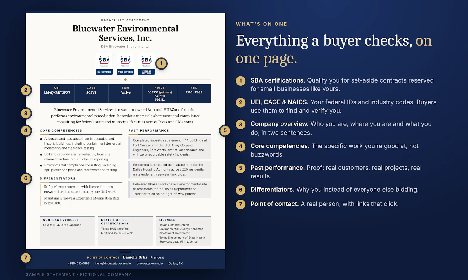 Capability Statement Studio screenshot 4