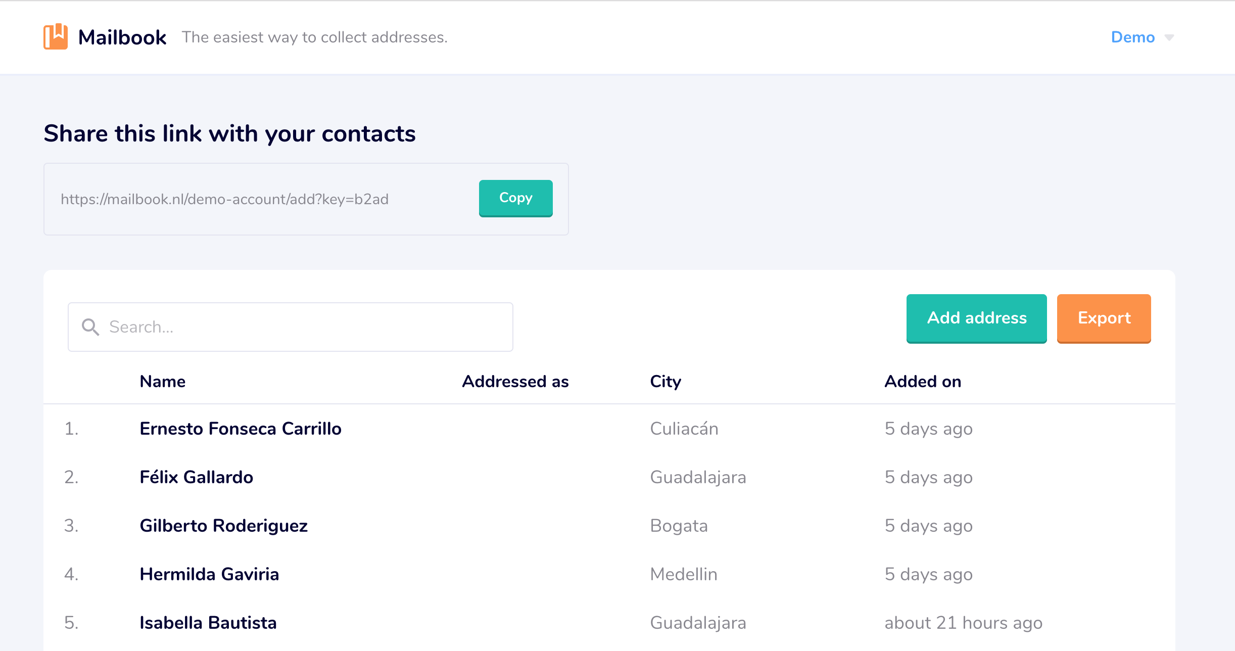 Mailbook gallery image