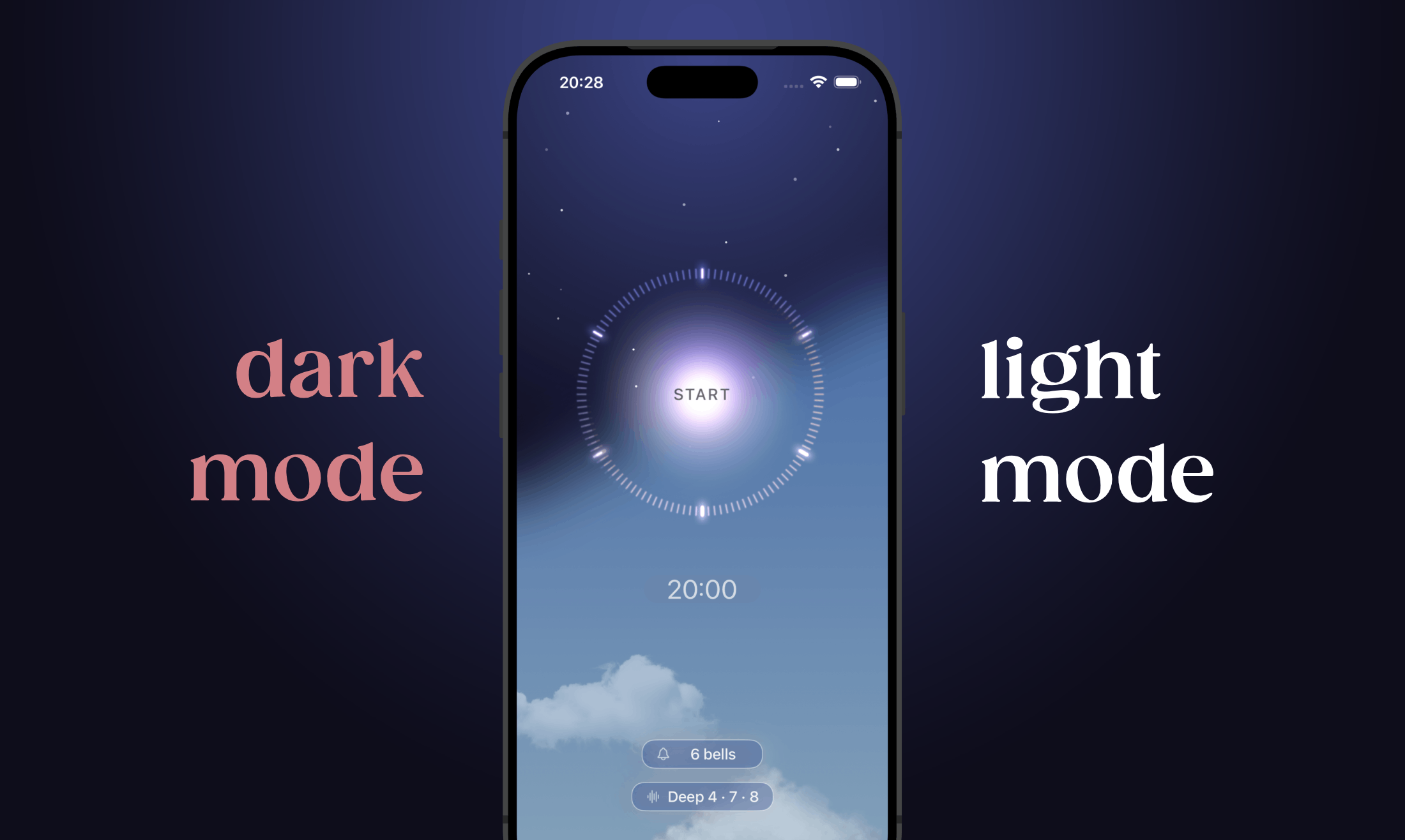 Glow: Simple Meditation Timer - Screenshot 3 showing product features and functionality