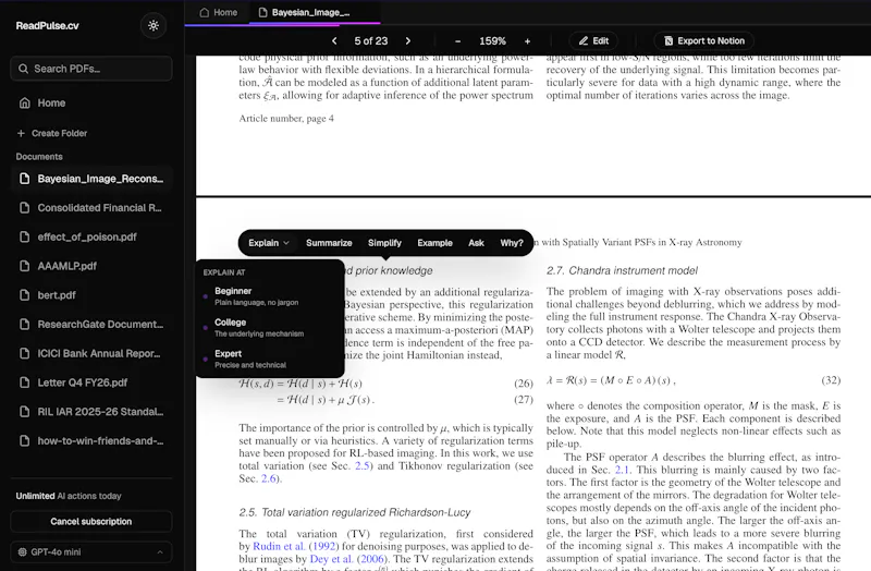 ReadPulse.cv screenshot 7