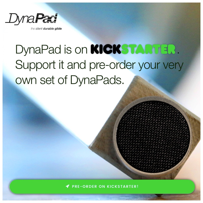 DynaPad  - an innovative and durable solution for smooth and scratch-free gliding of all kinds of furniture. gallery image