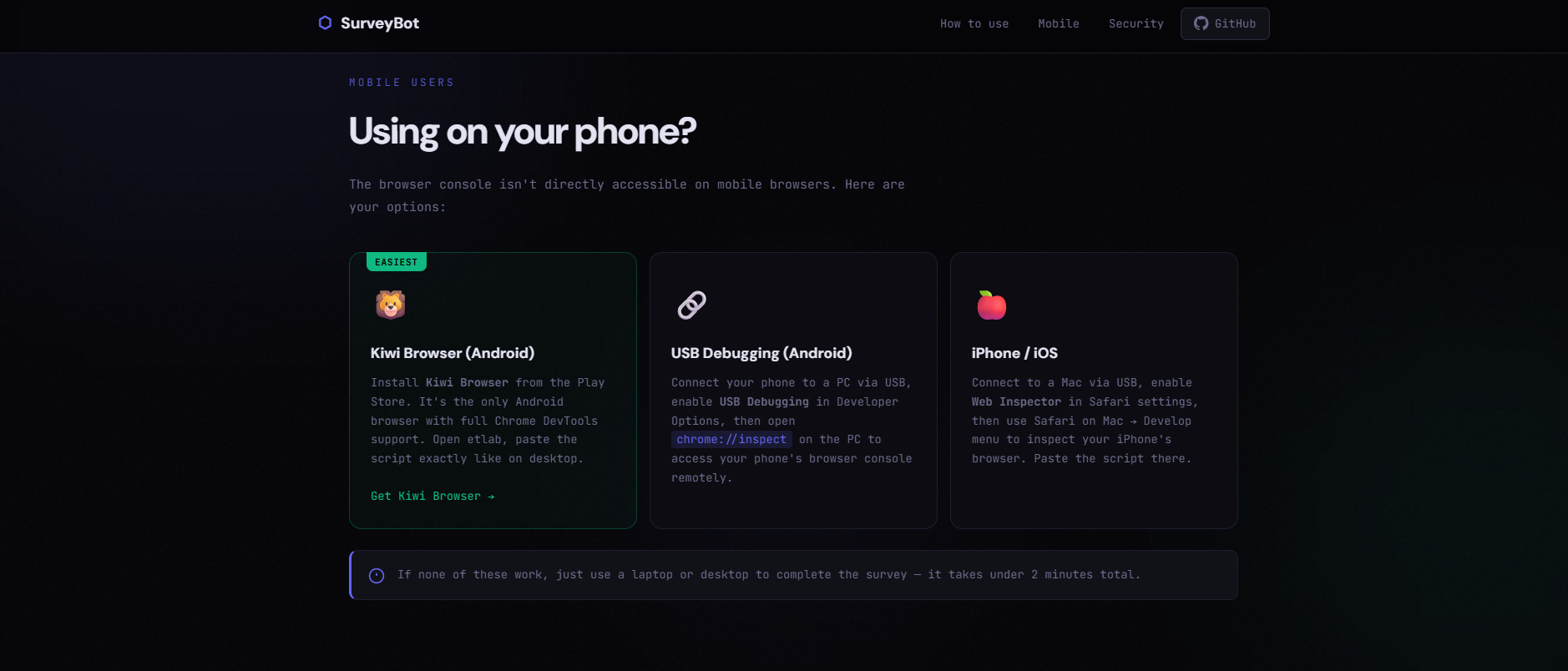 SurveyBot gallery image