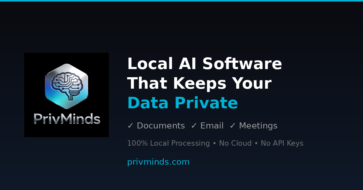 PrivMinds - Main product screenshot demonstrating key features and user interface